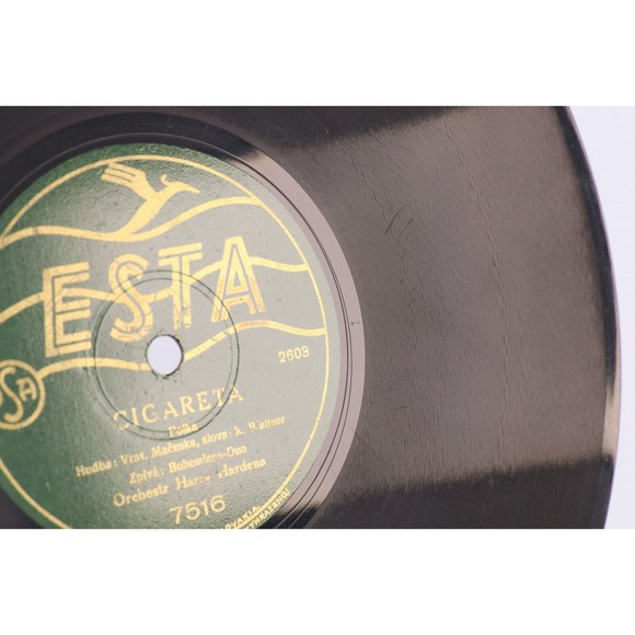 Harry Hardena - Cigareta / Jsou Nás Miliony - 10" 78 rpm Record 7516 Czech RARE - Picture 8 of 16